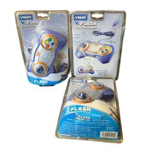Vtech V. Flash Controller Sealed Remote Gaming System Lot Of 3